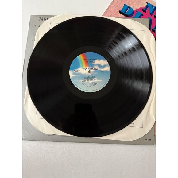 Neil Diamond LP Lot Jazz Singer Greatest Hits 12 Greatest Hits Cleaned VG+ - Picture 8 of 10